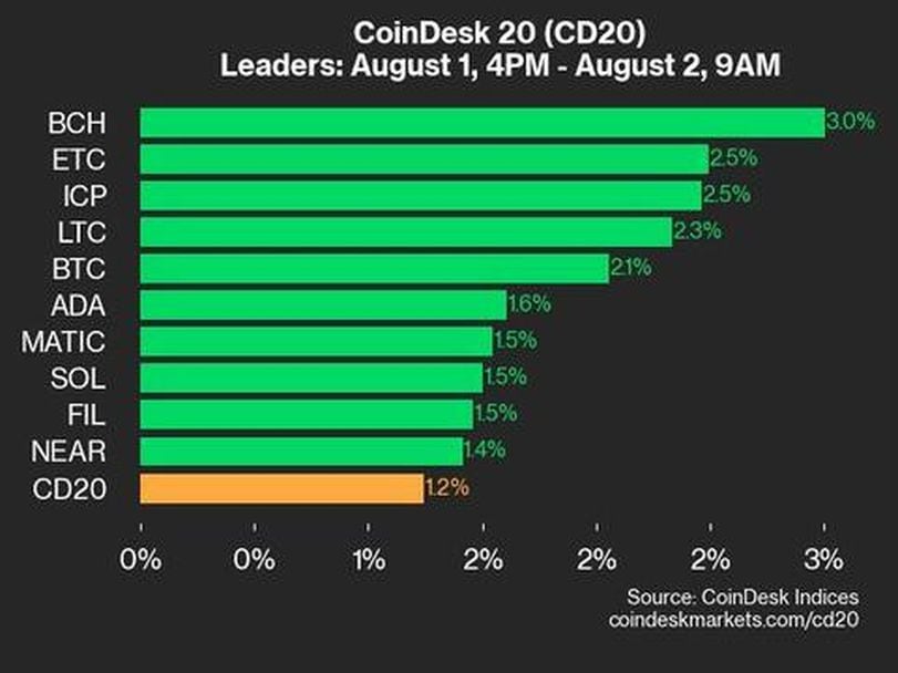 CoinDesk Indices Daily Market Update