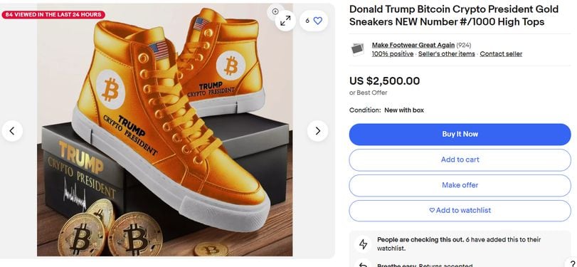 Donald Trump's Support for Bitcoin: The Launch of Trump Sneakers